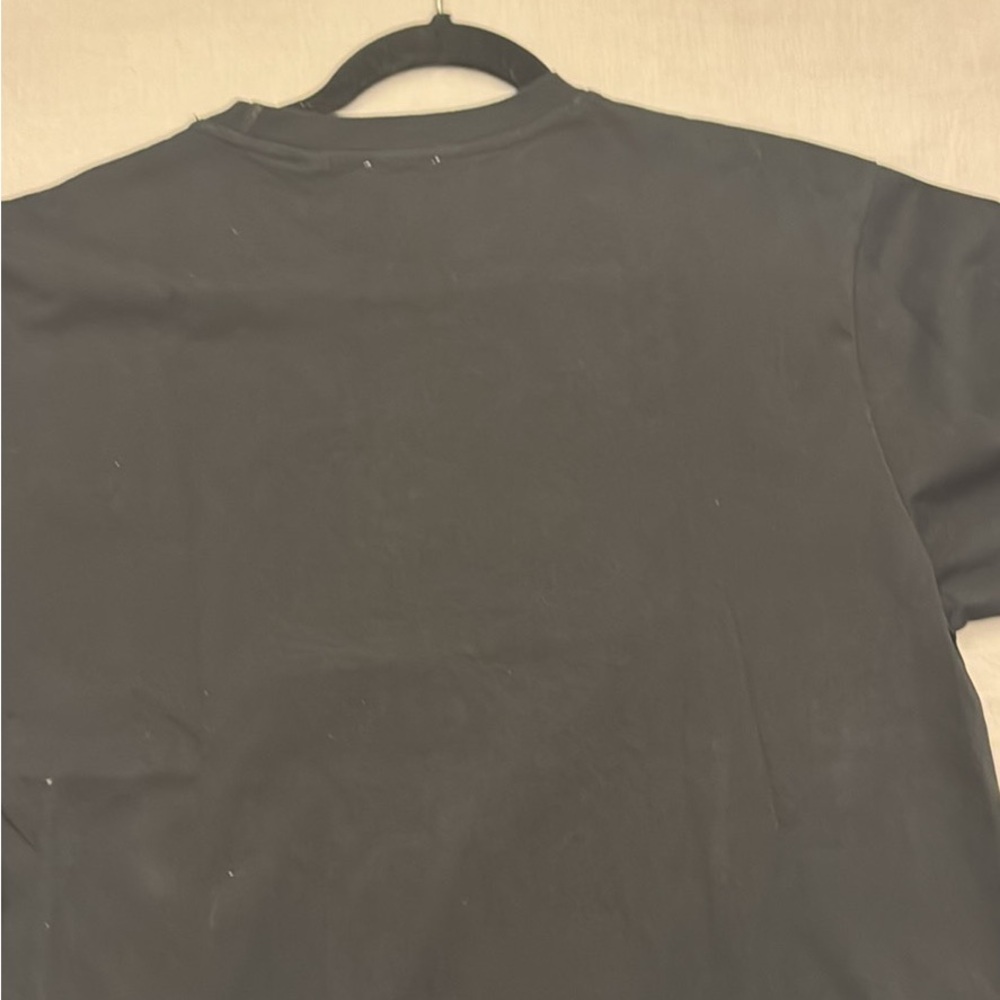 Burberry Black Tee with Logo Patch - Picture 5 of 7